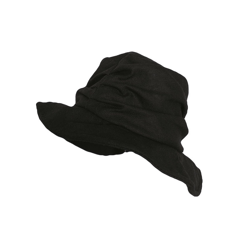 Yoji Yamamoto Fisherman Hat Multi-Layer Pleated Cotton Basin Hat Unisex Design - Belle Vestige